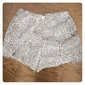 The Fifth Label White Leopard Shorts